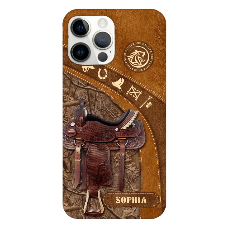 Personalized Horse Lover Phone Case Printed 22MAY-DT07