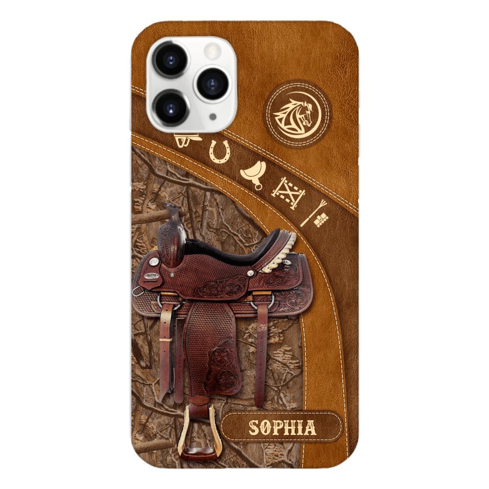 Personalized Horse Lover Phone Case Printed 22MAY-DT07