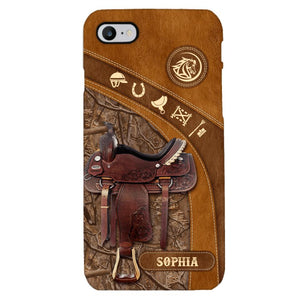 Personalized Horse Lover Phone Case Printed 22MAY-DT07