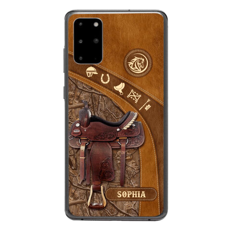 Personalized Horse Lover Phone Case Printed 22MAY-DT07