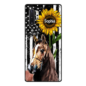 Personalized Horse Lover Phone Case Printed 22MAY-HQ07