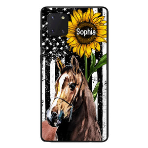 Personalized Horse Lover Phone Case Printed 22MAY-HQ07