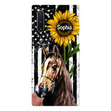 Personalized Horse Lover Phone Case Printed 22MAY-HQ07