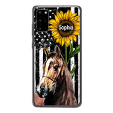 Personalized Horse Lover Phone Case Printed 22MAY-HQ07