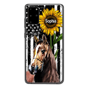 Personalized Horse Lover Phone Case Printed 22MAY-HQ07