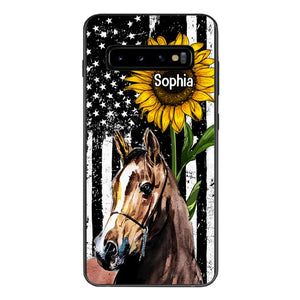 Personalized Horse Lover Phone Case Printed 22MAY-HQ07