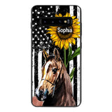 Personalized Horse Lover Phone Case Printed 22MAY-HQ07