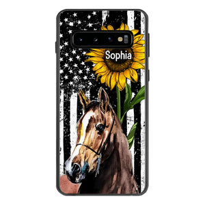 Personalized Horse Lover Phone Case Printed 22MAY-HQ07