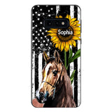 Personalized Horse Lover Phone Case Printed 22MAY-HQ07