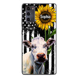 Personalized Cow Lover Phone Case Printed 22MAY-HQ07