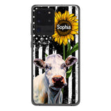 Personalized Cow Lover Phone Case Printed 22MAY-HQ07