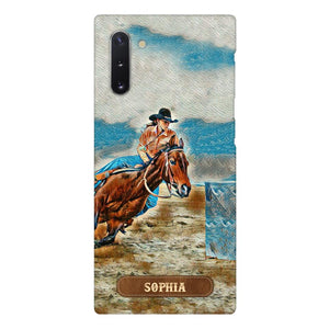 PERSONALIZED HORSE RIDING PHONECASE QTDT0905