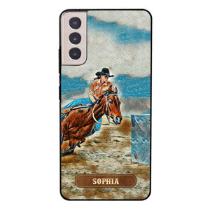 PERSONALIZED HORSE RIDING PHONECASE QTDT0905