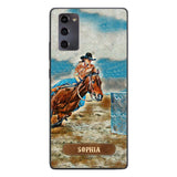 PERSONALIZED HORSE RIDING PHONECASE QTDT0905