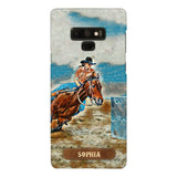 PERSONALIZED HORSE RIDING PHONECASE QTDT0905