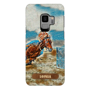 PERSONALIZED HORSE RIDING PHONECASE QTDT0905