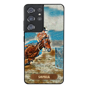 PERSONALIZED HORSE RIDING PHONECASE QTDT0905