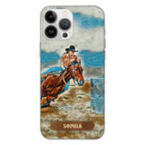 PERSONALIZED HORSE RIDING PHONECASE QTDT0905