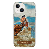 PERSONALIZED HORSE RIDING PHONECASE QTDT0905