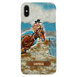 PERSONALIZED HORSE RIDING PHONECASE QTDT0905