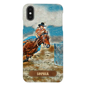 PERSONALIZED HORSE RIDING PHONECASE QTDT0905