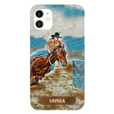 PERSONALIZED HORSE RIDING PHONECASE QTDT0905