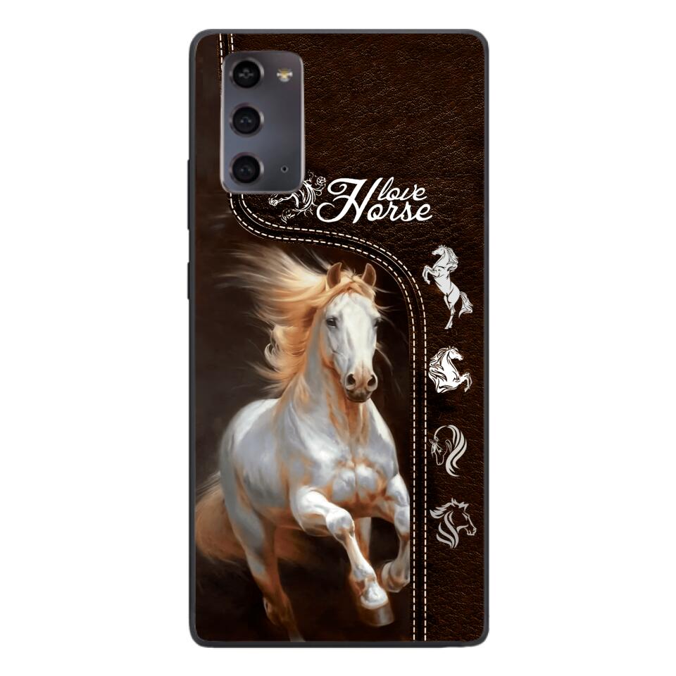 PERSONALIZED LOVE HORSE PHONECASE NQTN0905