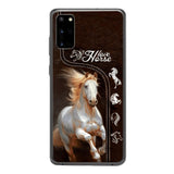 PERSONALIZED LOVE HORSE PHONECASE NQTN0905