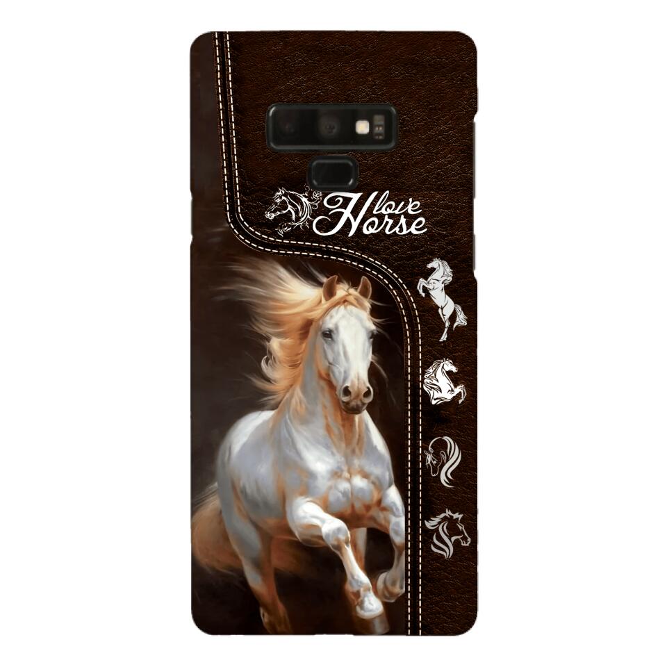 PERSONALIZED LOVE HORSE PHONECASE NQTN0905