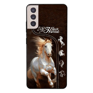 PERSONALIZED LOVE HORSE PHONECASE NQTN0905