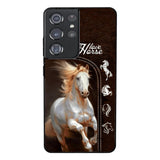 PERSONALIZED LOVE HORSE PHONECASE NQTN0905