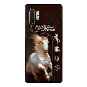 PERSONALIZED LOVE HORSE PHONECASE NQTN0905