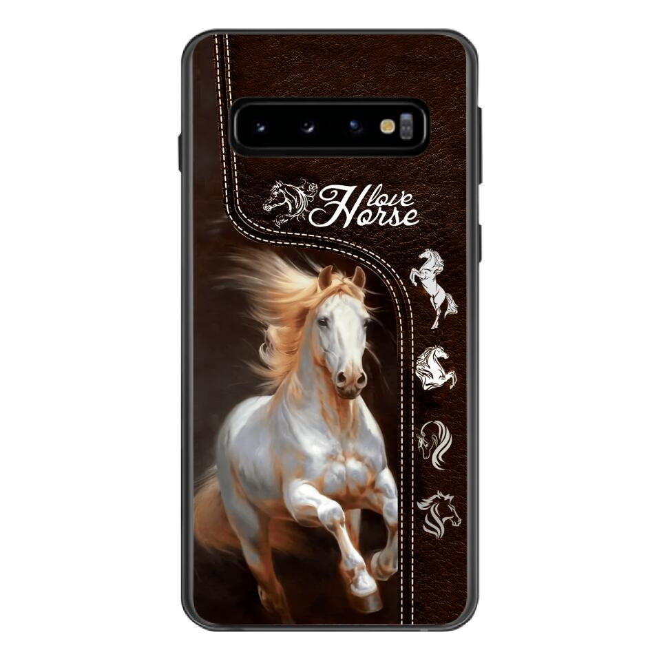 PERSONALIZED LOVE HORSE PHONECASE NQTN0905