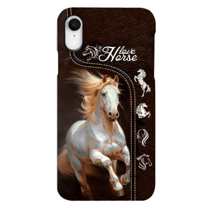 PERSONALIZED LOVE HORSE PHONECASE NQTN0905