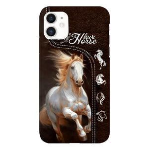 PERSONALIZED LOVE HORSE PHONECASE NQTN0905