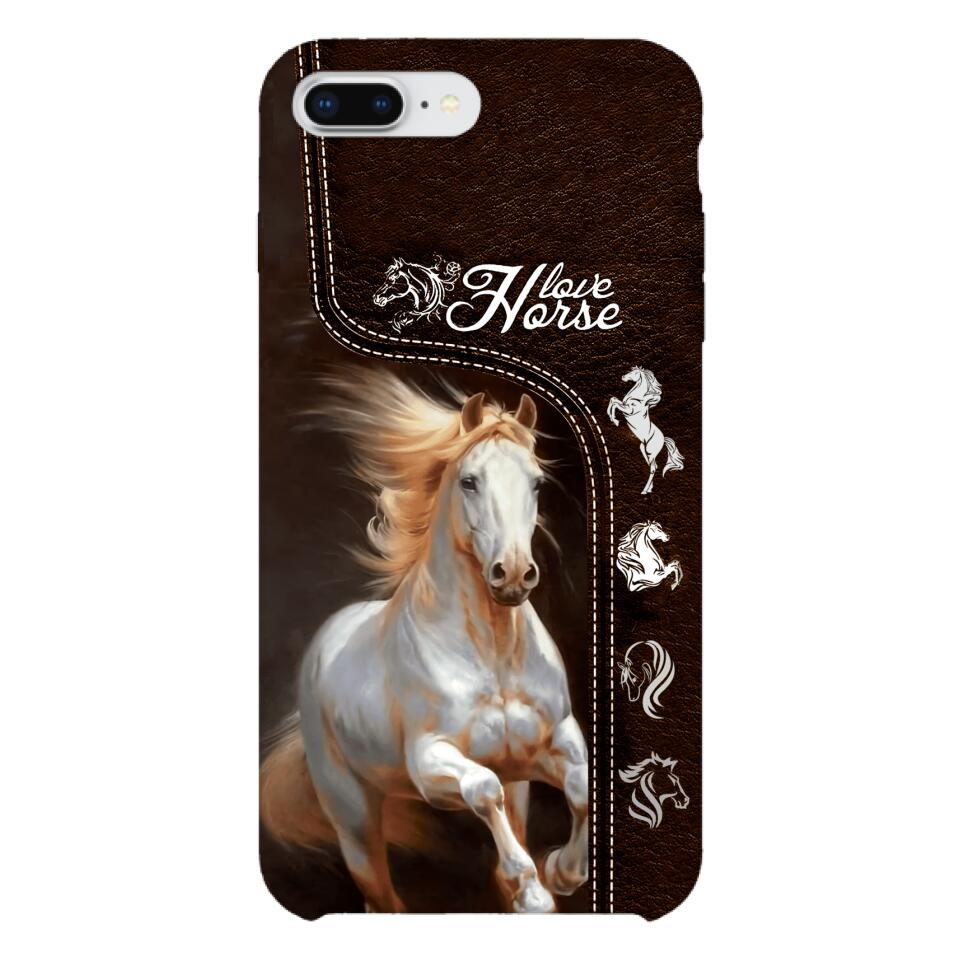 PERSONALIZED LOVE HORSE PHONECASE NQTN0905