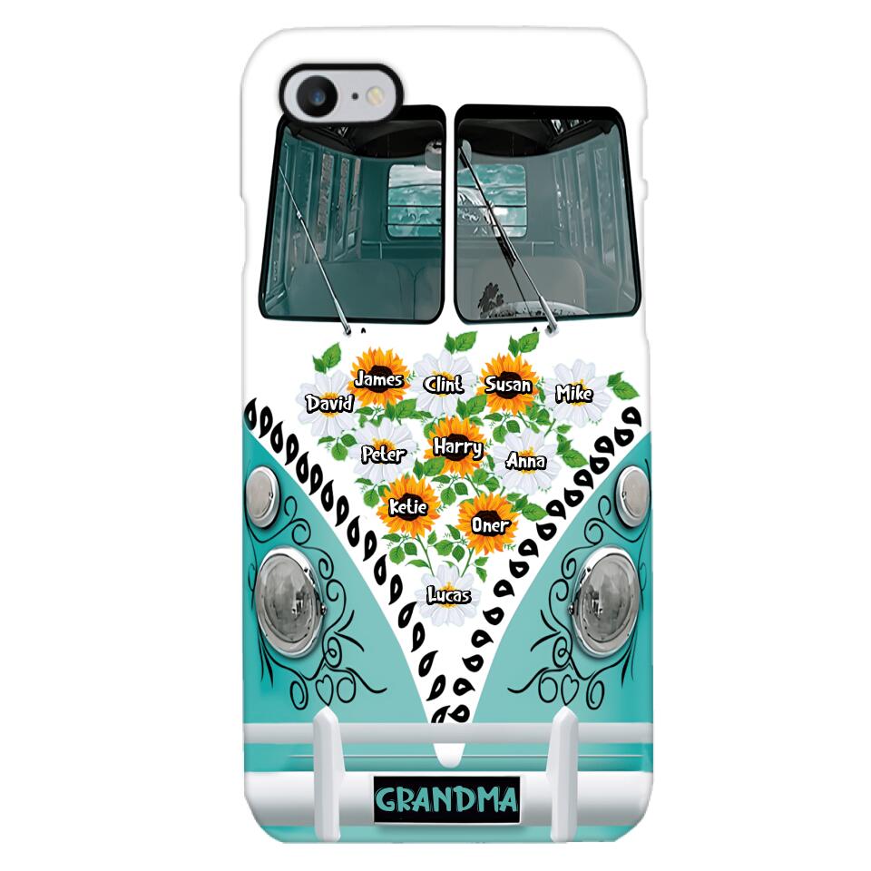 Personalized Grandma Kid Phone Case Printed 22MAY-HC10