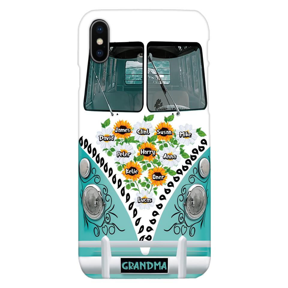 Personalized Grandma Kid Phone Case Printed 22MAY-HC10