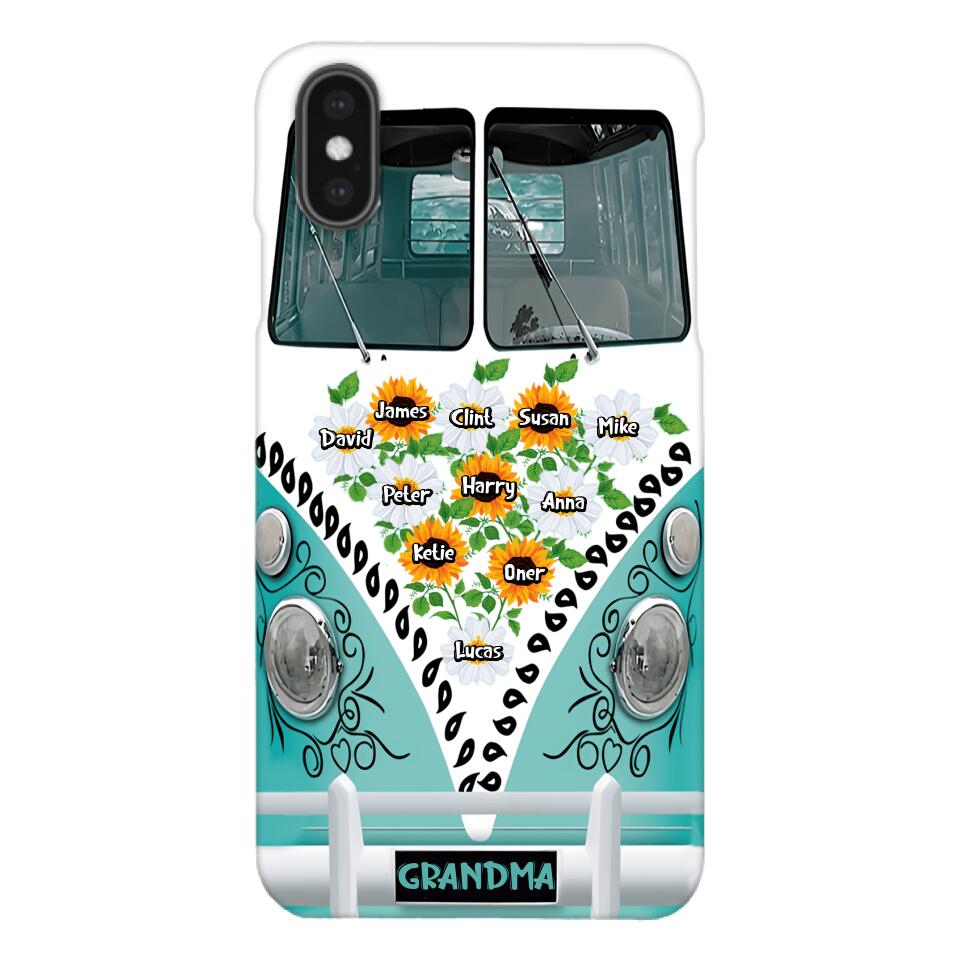 Personalized Grandma Kid Phone Case Printed 22MAY-HC10