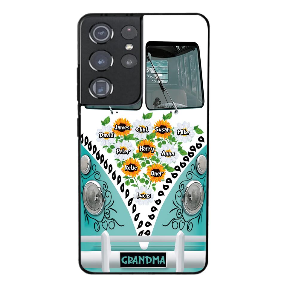 Personalized Grandma Kid Phone Case Printed 22MAY-HC10