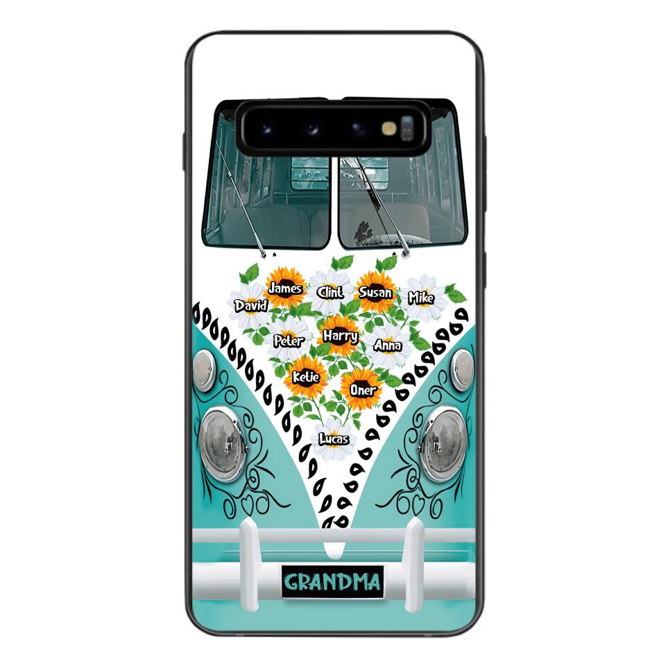 Personalized Grandma Kid Phone Case Printed 22MAY-HC10