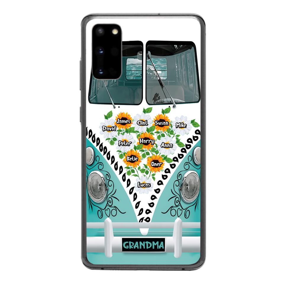 Personalized Grandma Kid Phone Case Printed 22MAY-HC10