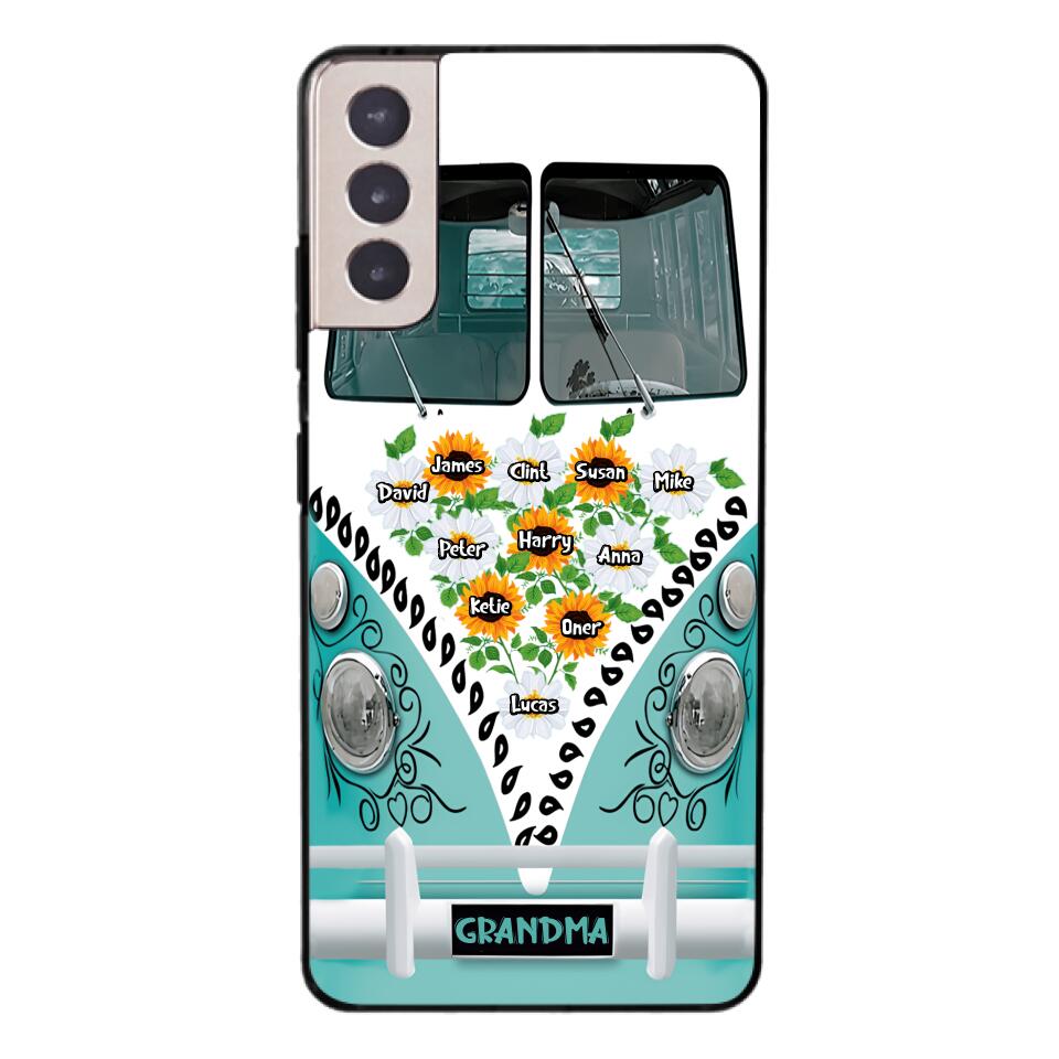 Personalized Grandma Kid Phone Case Printed 22MAY-HC10