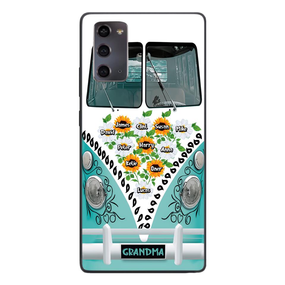 Personalized Grandma Kid Phone Case Printed 22MAY-HC10