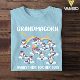 Personalized Grandmacorn Kid Name Tshirt Printed QTHC1305