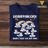 Personalized Grandmacorn Kid Name Tshirt Printed QTHC1305