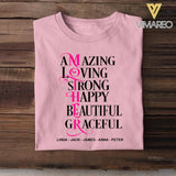 Personalized Mother With Kid NameTshirt QTTN1305