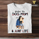 PERSONALIZED ROCKING THE DOG MOM AND AUNT LIFE TSHIRTS NQDT1205