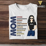 PERSONALIZED MOM LOVING PATIENT AFFECTIONATE SELFLESS PROTECTIVE BEAUTIFUL TSHIRT NQTN1305