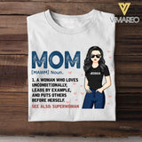 PERSONALIZED MOM SEE ALSO SUPERWOMAN TSHIRT NQTN1305